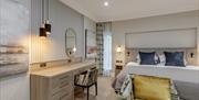 Double bedroom at The Borrowdale Hotel in Borrowdale, Lake District