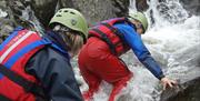 Ghyll Scrambling with Adventure Vertical in Cumbria