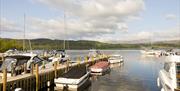 Lakeside setting of White Cross Bay Holiday Park in Windermere, Lake District
