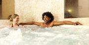Spa bath pool at White Cross Bay Holiday Park in Windermere, Lake District