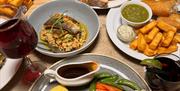 Food and drink from The Dunes Hotel in Barrow-in-Furness, Cumbria