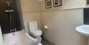 Bathroom at Glenside at Sawrey Cottages in Far Sawrey, Lake District