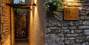 Entrance to La Petite Mews from Muddy Boots Escapes in Kirkby Stephen, Cumbria