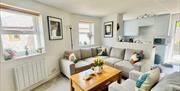 Living room in Scarpa from Muddy Boots Escapes in Kirkby Stephen, Cumbria