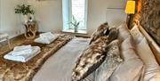 Double bedroom in Arcade Royale from Muddy Boots Escapes in Kirkby Stephen, Cumbria