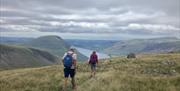 Visitors on a guided walk with South Lakes Adventures in the Lake District, Cumbria