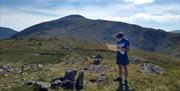 Visitors on a guided walk with South Lakes Adventures in the Lake District, Cumbria