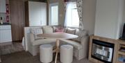 Dining Area at Spoon Hall Caravans near Coniston, Lake District