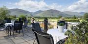 Garden with views at Brantholme B&B, Ambleside, Cumbria