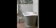 Bathtub at The Fernery at The Lingholm Estate in Portinscale, Lake District