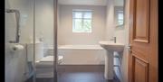 Bathroom at Keepers Cottage at The Lingholm Estate near Portinscale, Lake District