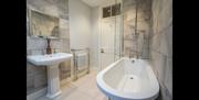 Bathroom at Skiddaw at The Lingholm Estate in Portinscale, Lake District