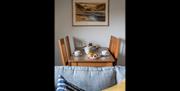 Dining area at Skiddaw at The Lingholm Estate in Portinscale, Lake District