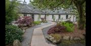 Exterior and garden at Keepers Cottage at The Lingholm Estate near Portinscale, Lake District