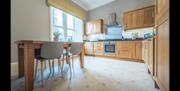 Kitchen and dining area at Swinside at The Lingholm Estate in Portinscale, Lake District