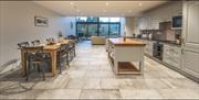 Kitchen and dining area at Catbells Cottage at The Lingholm Estate near Portinscale, Lake District