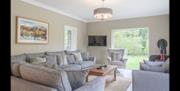 Living Area at The Lodge at The Lingholm Estate near Portinscale, Lake District