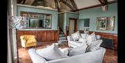 Living room at Derwentwater at The Lingholm Estate in Portinscale, Lake District