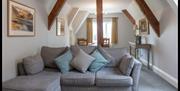 Living area at Borrowdale at The Lingholm Estate in Portinscale, Lake District