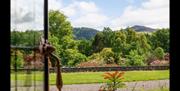 Scenic views at The Fernery at The Lingholm Estate in Portinscale, Lake District