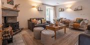 Living Room in The Carthouse at The Green Cumbria in Ravenstonedale, Cumbria
