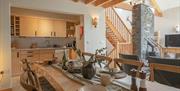 Kitchen and Dining Area in The Haystore at The Green Cumbria in Ravenstonedale, Cumbria