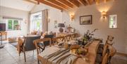 Dining Area in The Haystore at The Green Cumbria in Ravenstonedale, Cumbria