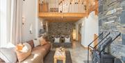 Living Space in The Haystore at The Green Cumbria in Ravenstonedale, Cumbria