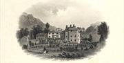 Sketch of The Patterdale Hotel in Ullswater, Lake District