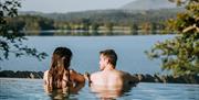 Infinity Pool at The Spa at Low Wood Bay Resort in Windermere, Lake District