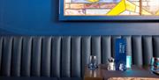 Dining table in Penny Blue Restaurant at The Halston in Carlisle, Cumbria
