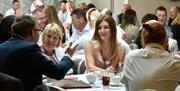 Delegates at a conference at The Halston in Carlisle, Cumbria © Linda Bussey @ PixL