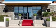 Entrance to the events venue at The Halston in Carlisle, Cumbria