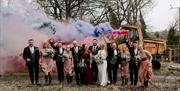 Bridal Party at The Wild Boar Inn in Windermere, Lake District