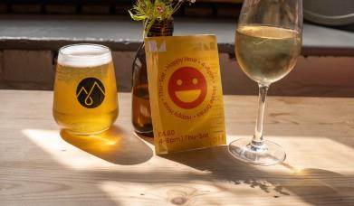 Happy Hour drinks at Brewery Arts