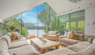 View from a cottage at The Coppermines Lakes Cottages