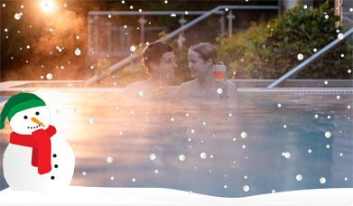 Couple in a Hot Tub at Armathwaite Hall Hotel and Spa