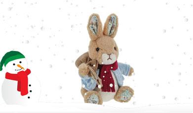 Peter Rabbit Christmas Musical Soft Toy from The World of Beatrix Potter Attraction