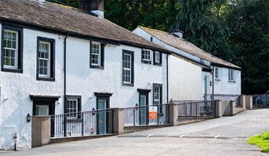 Self-catering units at Waterfoot Park