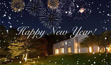 Happy New Year at Farlam Hall graphic