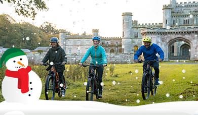 Give the gift of fresh air & health with our Cycle Hire Experience at Lowther Castle