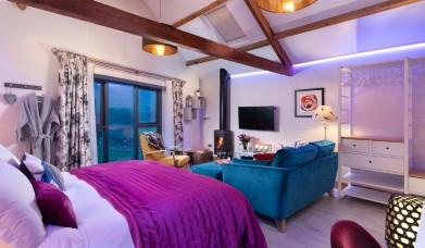 Bedroom at Shepherds View at Dufton Barn Holidays