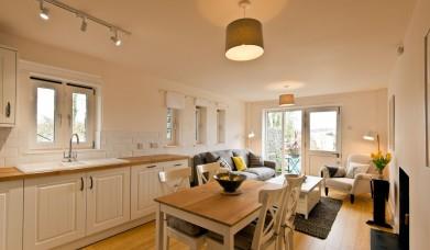 Kitchen inside Wansfell Cottage at Swarthmoor Hall