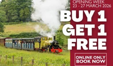 Graphic for Buy One Get One Free at Ravenglass & Eskdale Railway