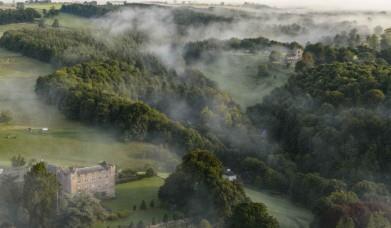 Aerial view of Askham Hall
