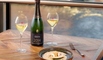 Champagne Lanson at Another Place, The Lake in the Lake District, Cumbria