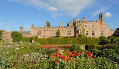 Exterior and Gardens at Hutton-in-the-Forest Historic House near Penrith, Cumbria