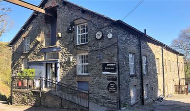 Exterior and Entrance at Farfield Mill in Sedbergh, Cumbria