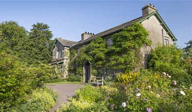 Exterior and Gardens at Hill Top, Beatrix Potter's House in Near Sawrey, Ambleside, Lake District