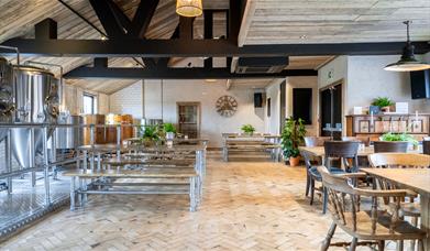 Interior of West Walls Brewing Co in Carlisle, Cumbria